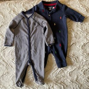 Ralph Lauren Baby Boy Set of 2 Long Sleeve Size 3 M